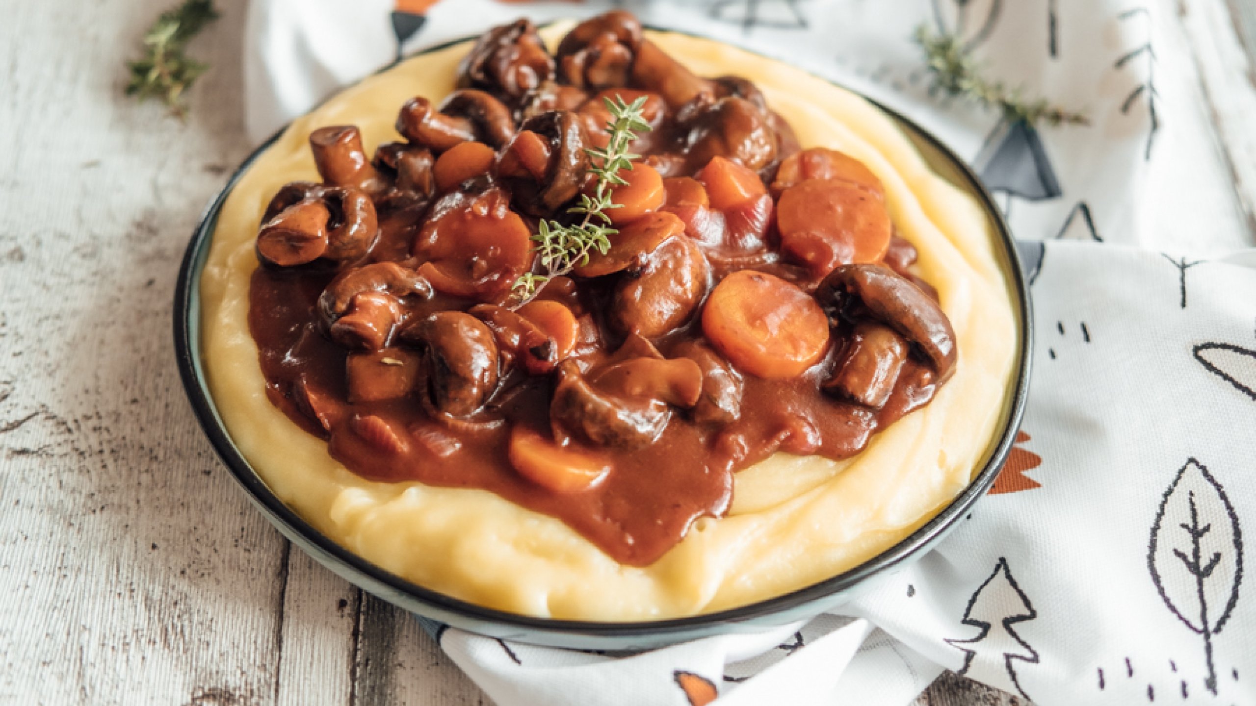 Mushroom Bourguignon-image