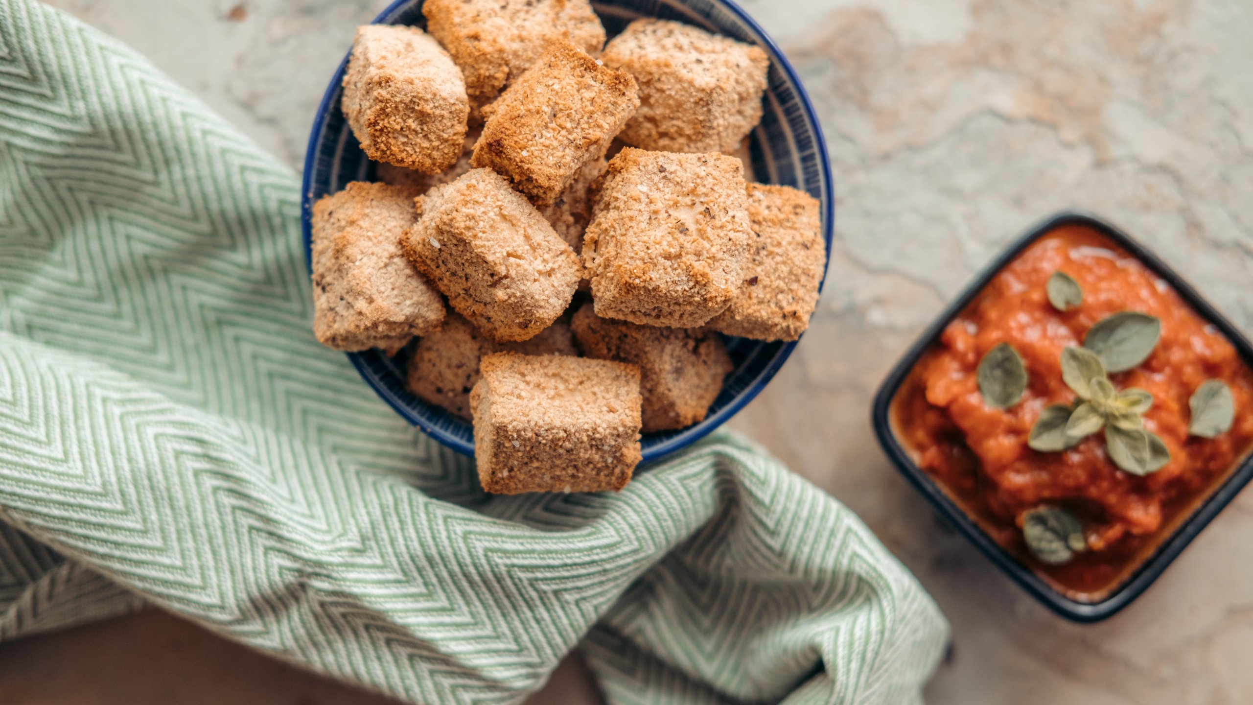 Healthy Baked Tofu Nuggets-image