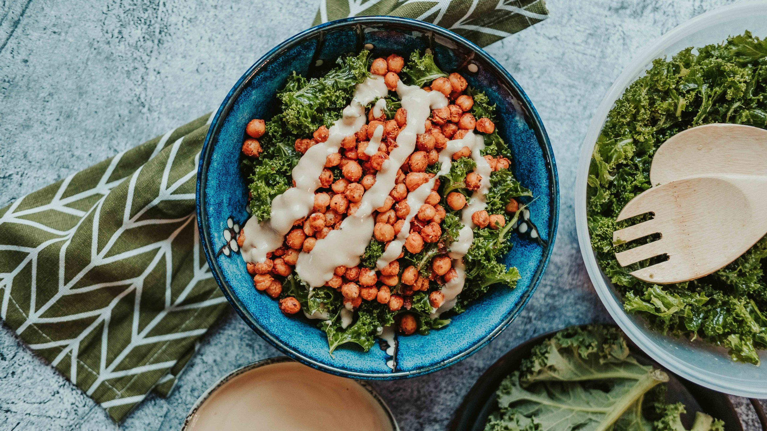 Vegan Kale Caesar Salad-image