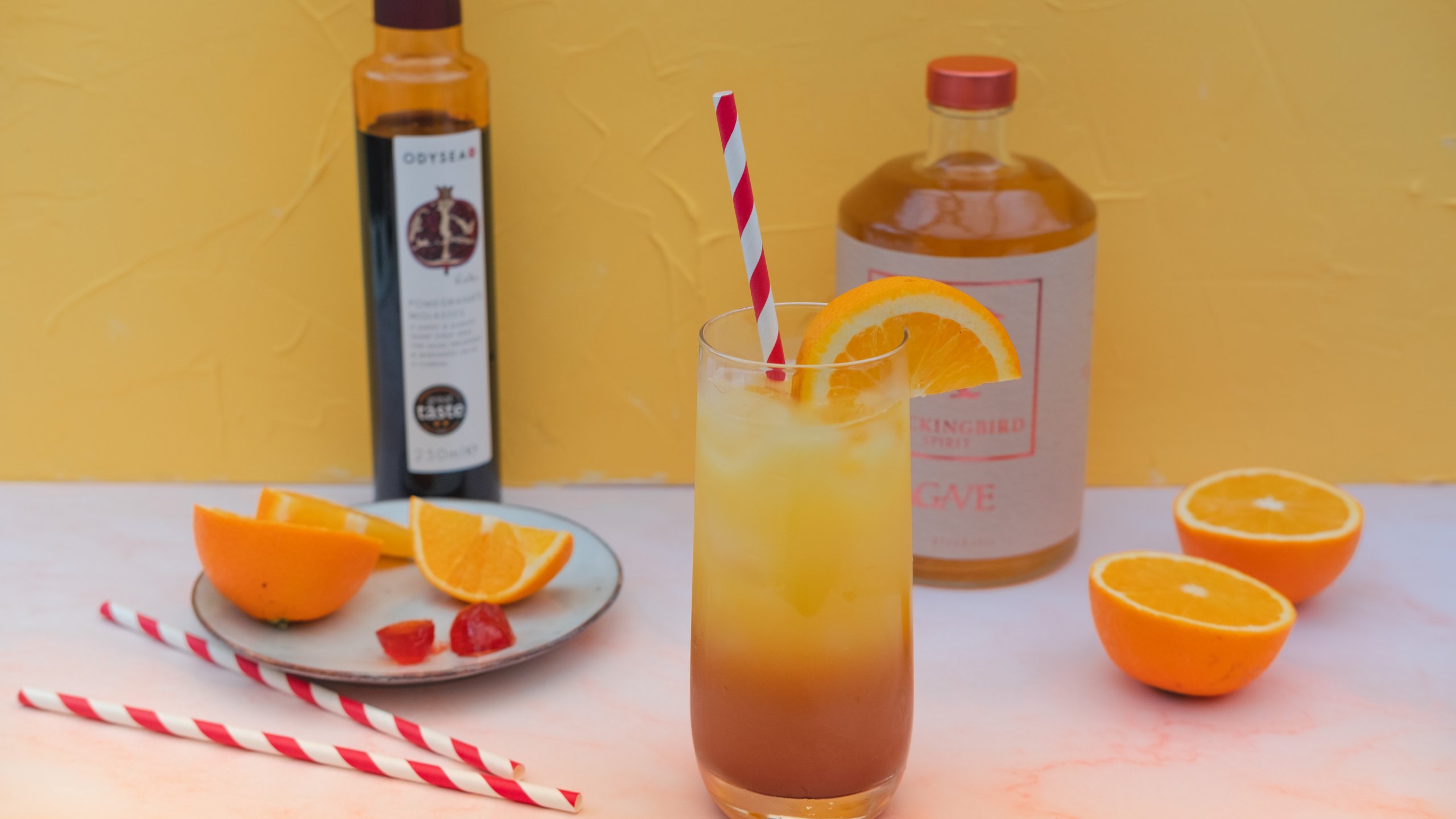 tequila sunrise mocktail-image
