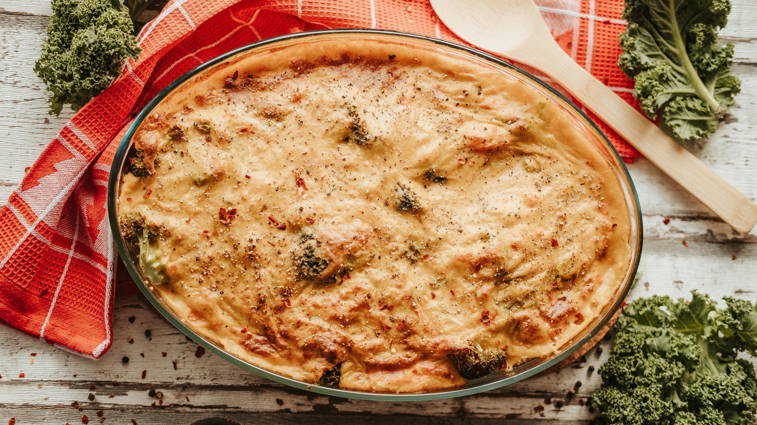 Vegan broccoli casserole-image