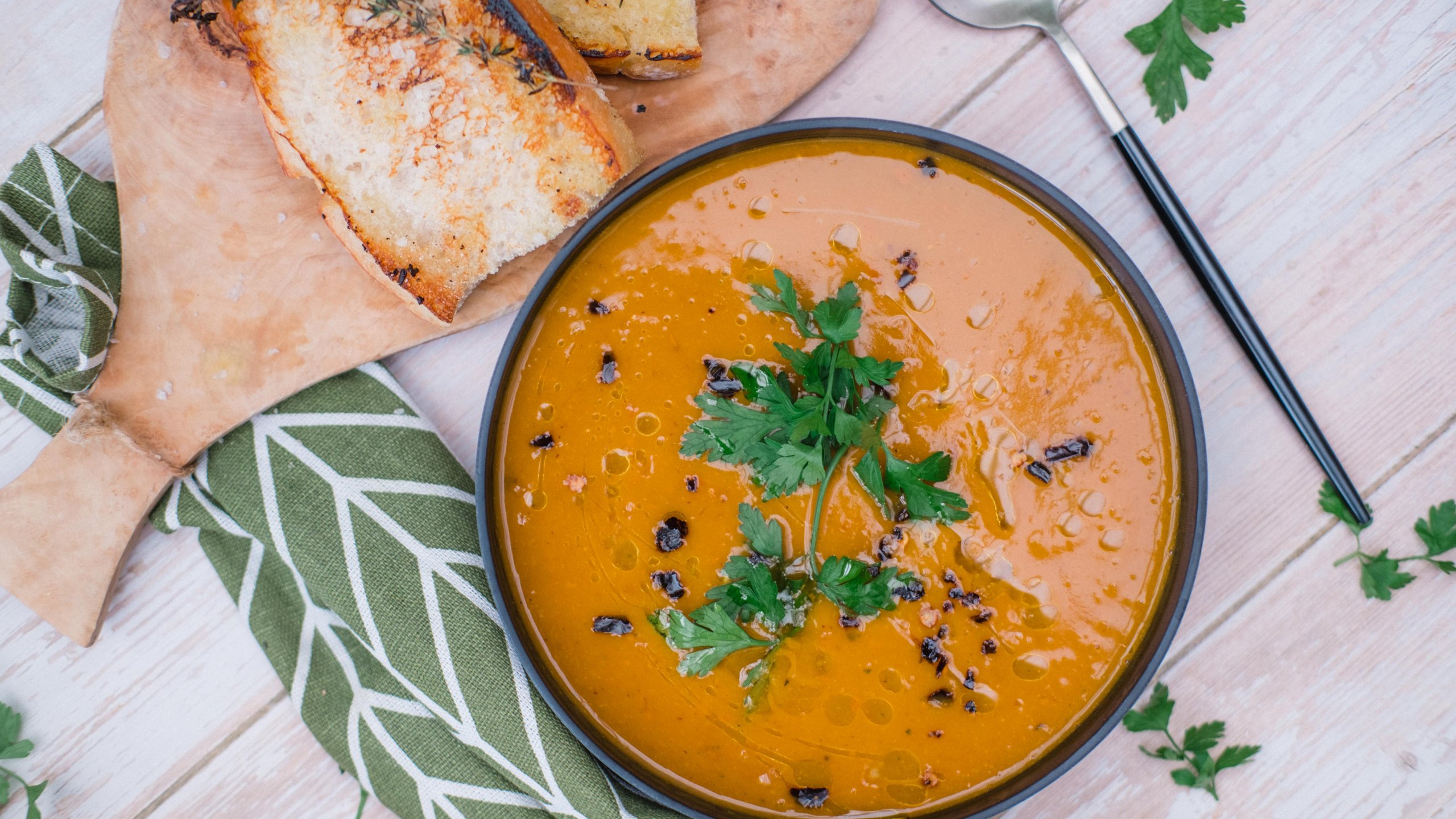 Spicy Roast Pumpkin Soup-image