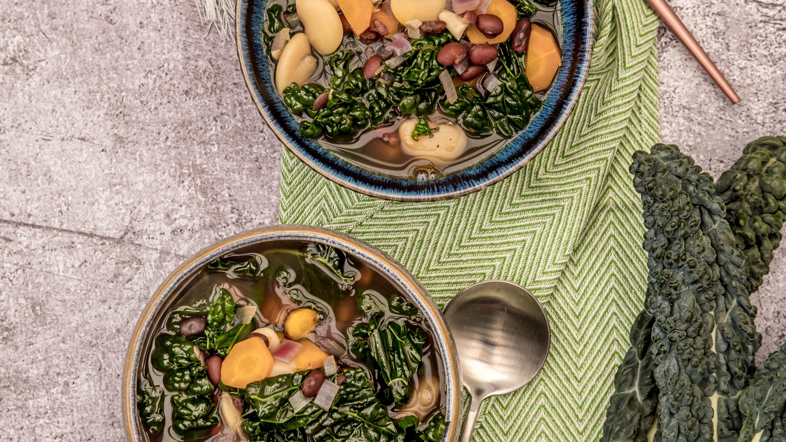 White bean and kale soup-image