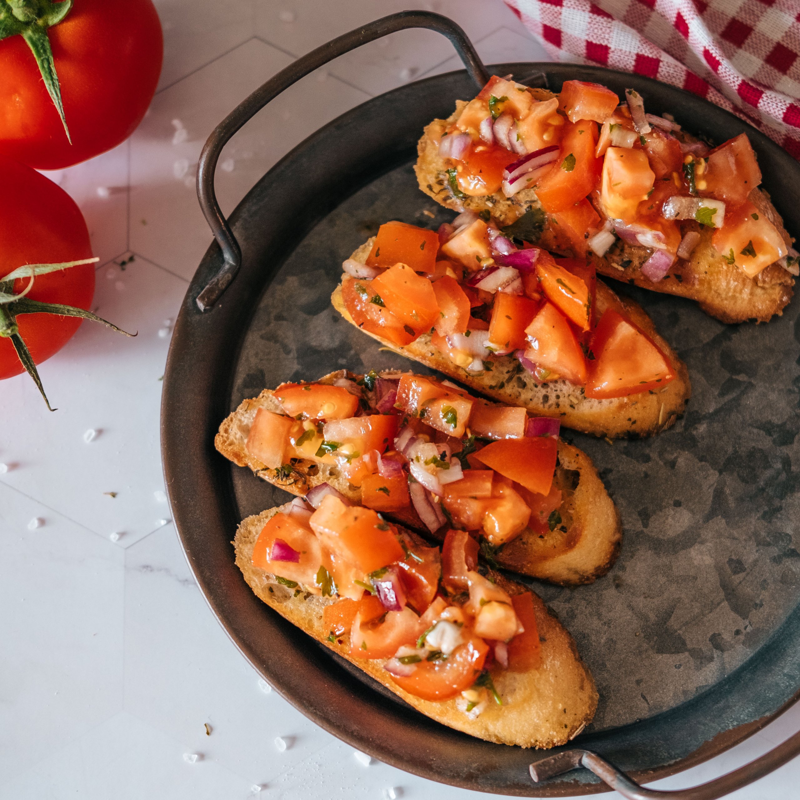 Authentic Bruschetta Italiana | Yuzu Bakes