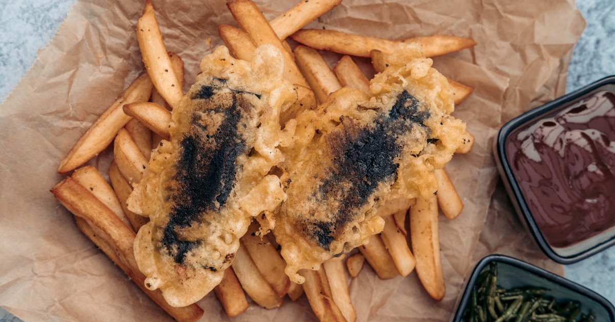 Vegan Battered Banana Blossom Fish Yuzu Bakes