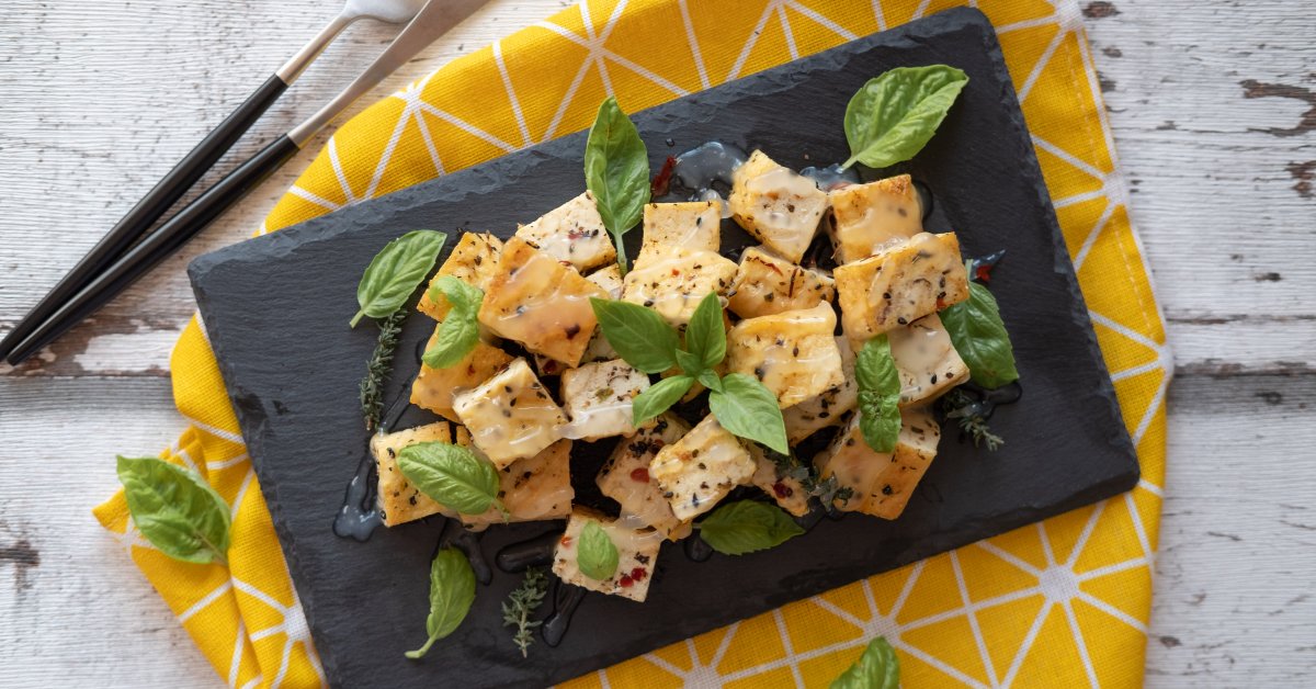 Delicious Lemon Tofu Yuzu Bakes
