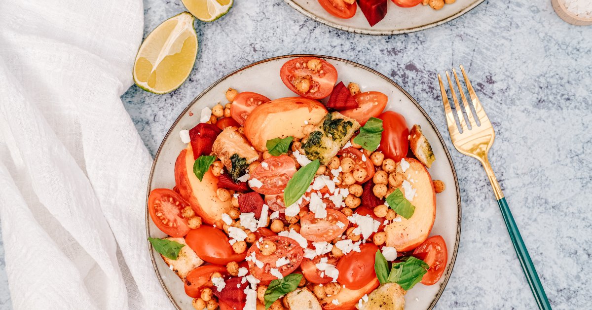Summer Nectarine salad | Yuzu Bakes