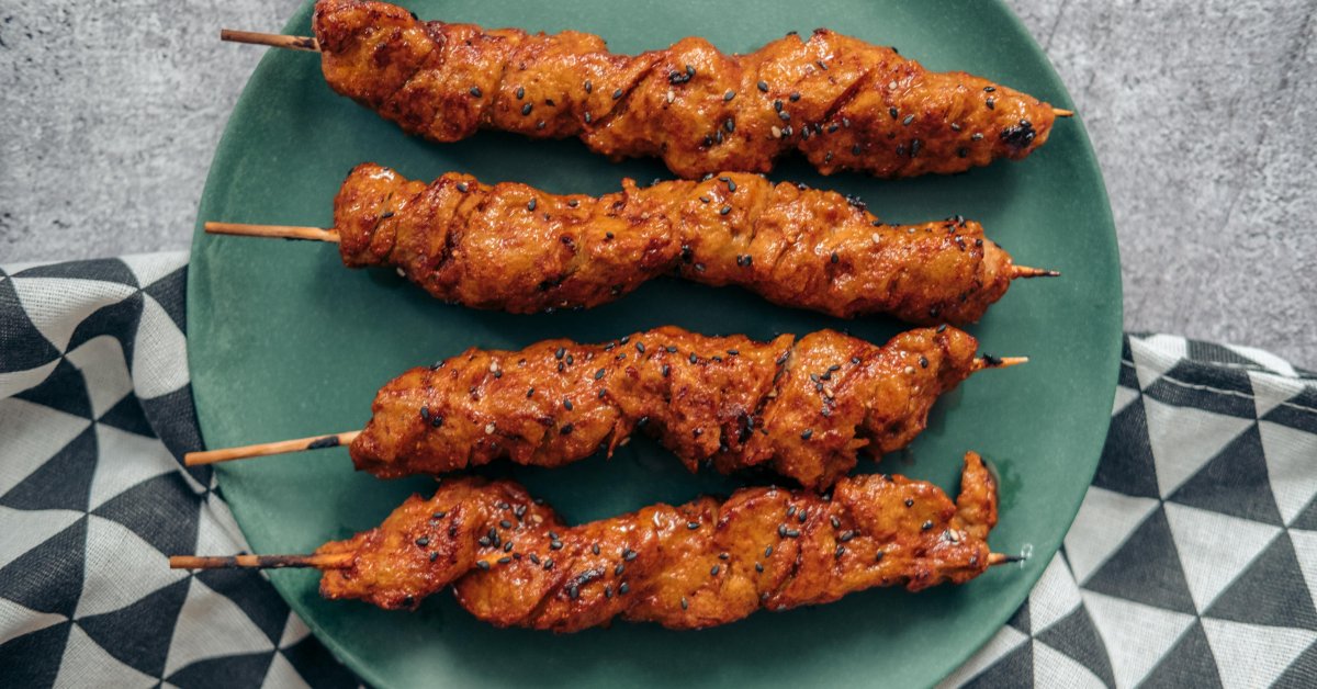 Vegan yakitori Yuzu Bakes