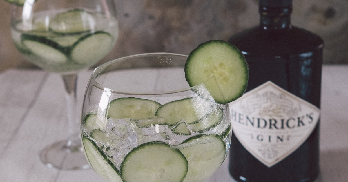 Hendrick's gin tonic cucumber recipe Yuzu Bakes