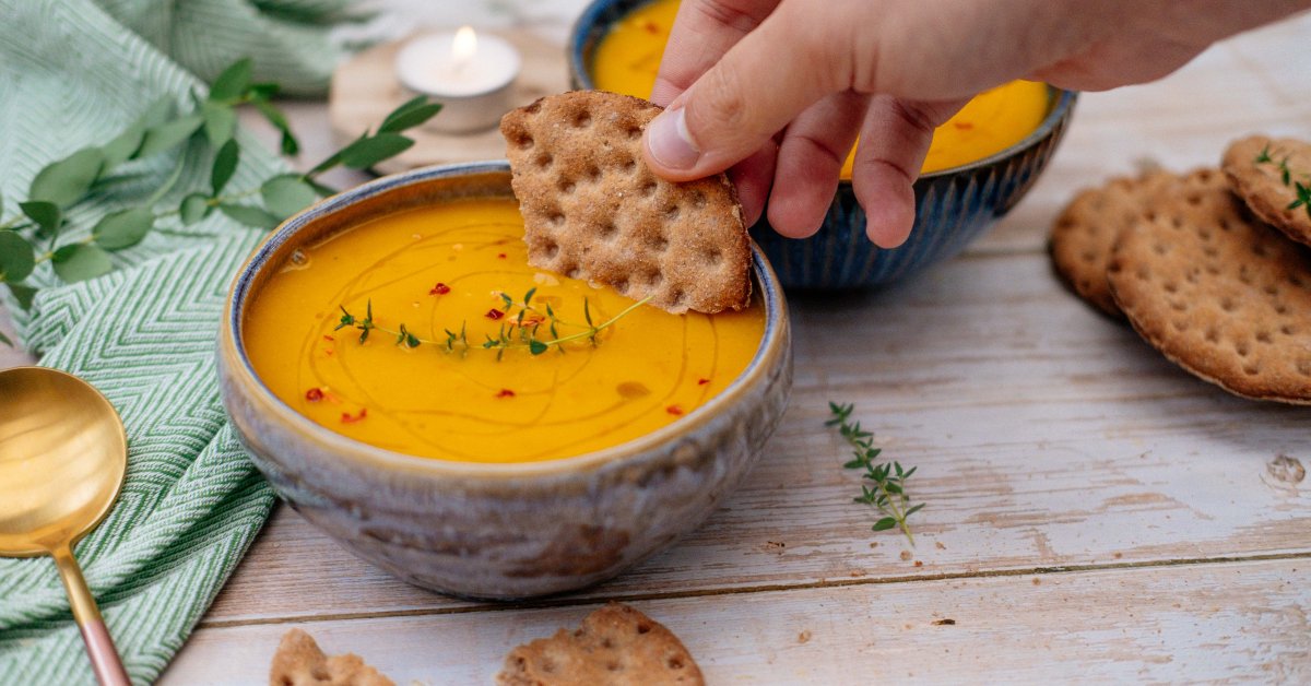 Pumpkin and Orange Soup Yuzu Bakes