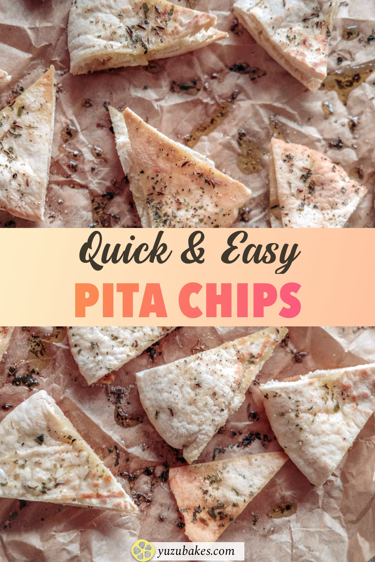 Quick and Easy Homemade Pita Chips Yuzu Bakes