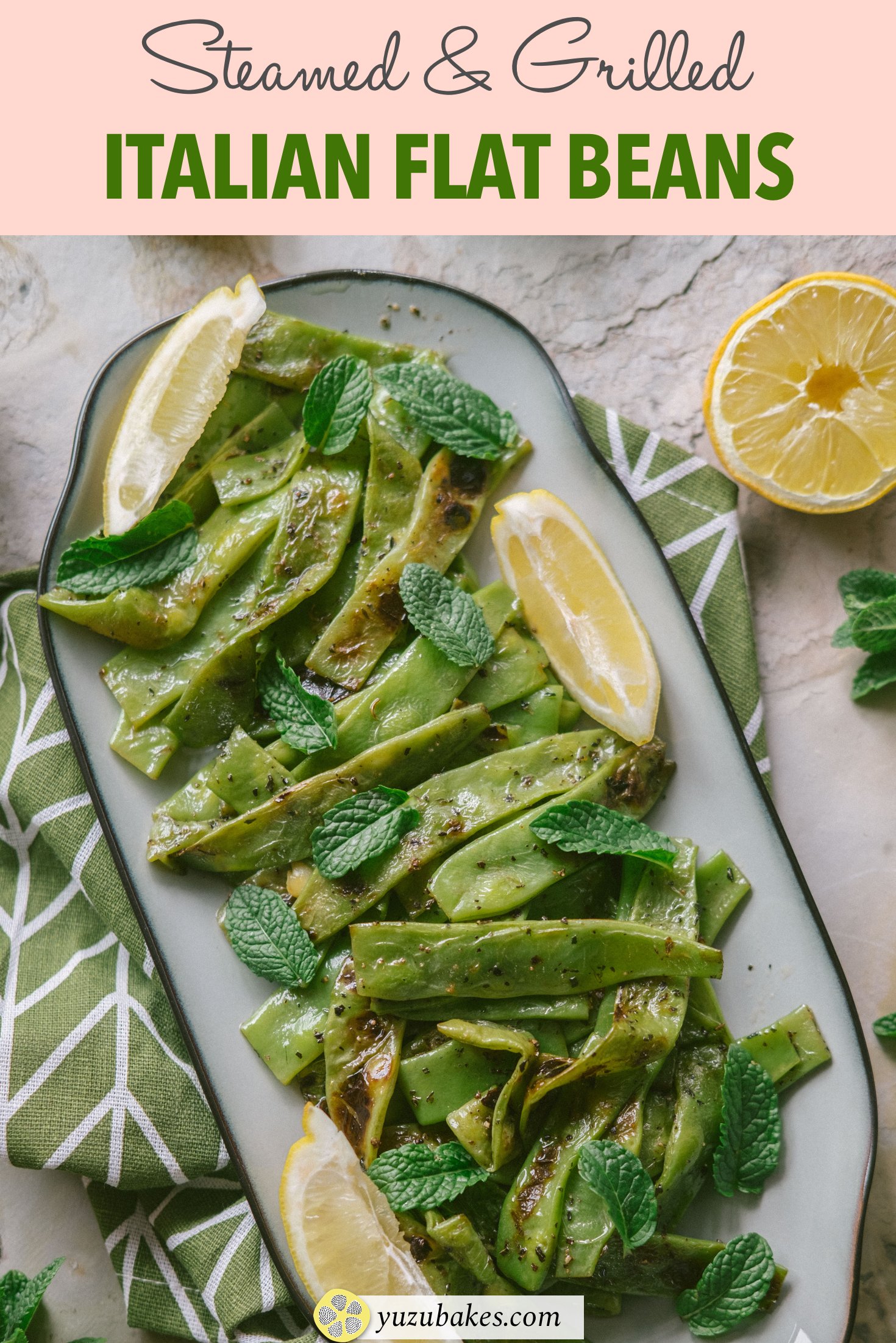 Italian Flat Beans Recipe Yuzu Bakes