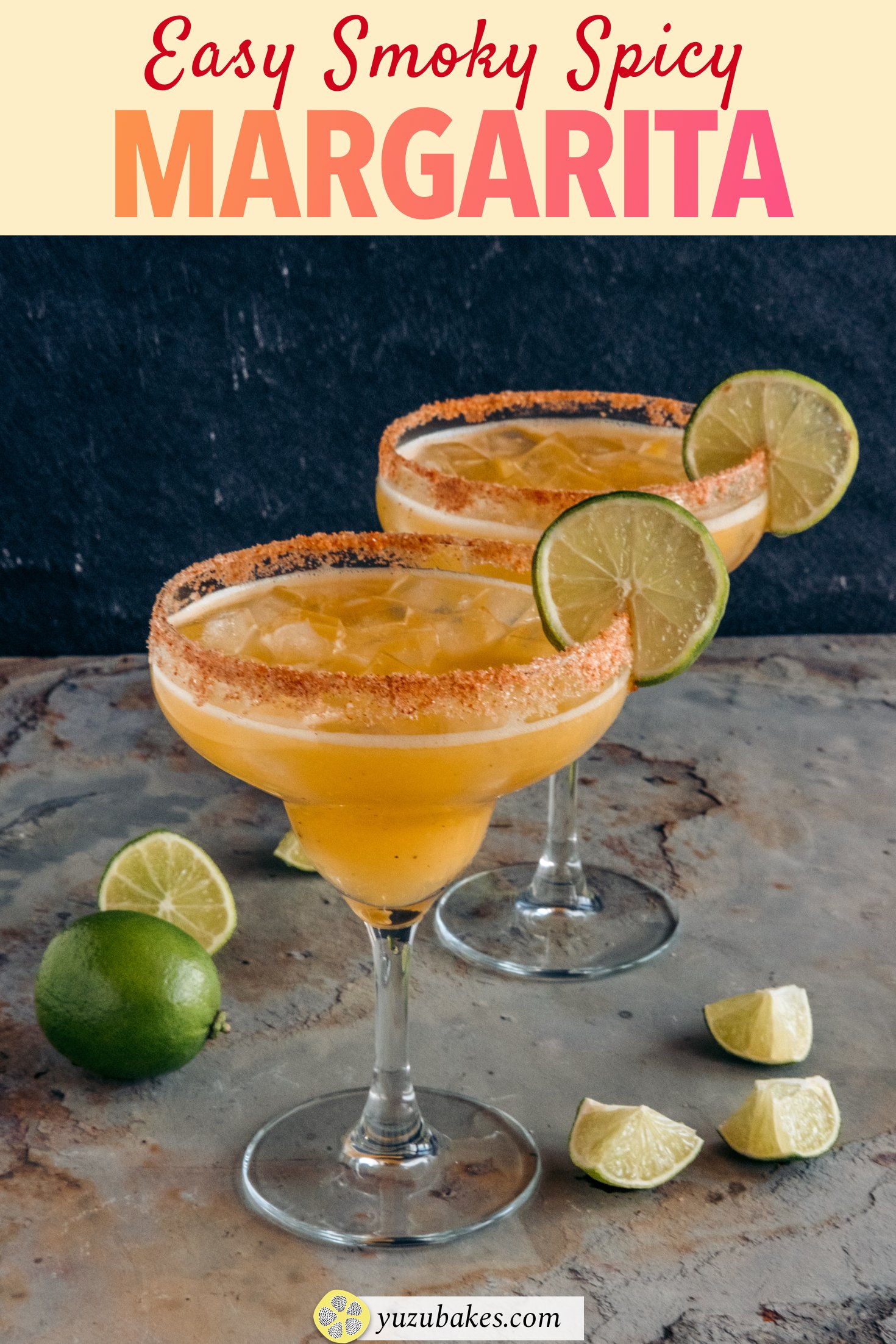 Smoky Spicy Margarita Yuzu Bakes