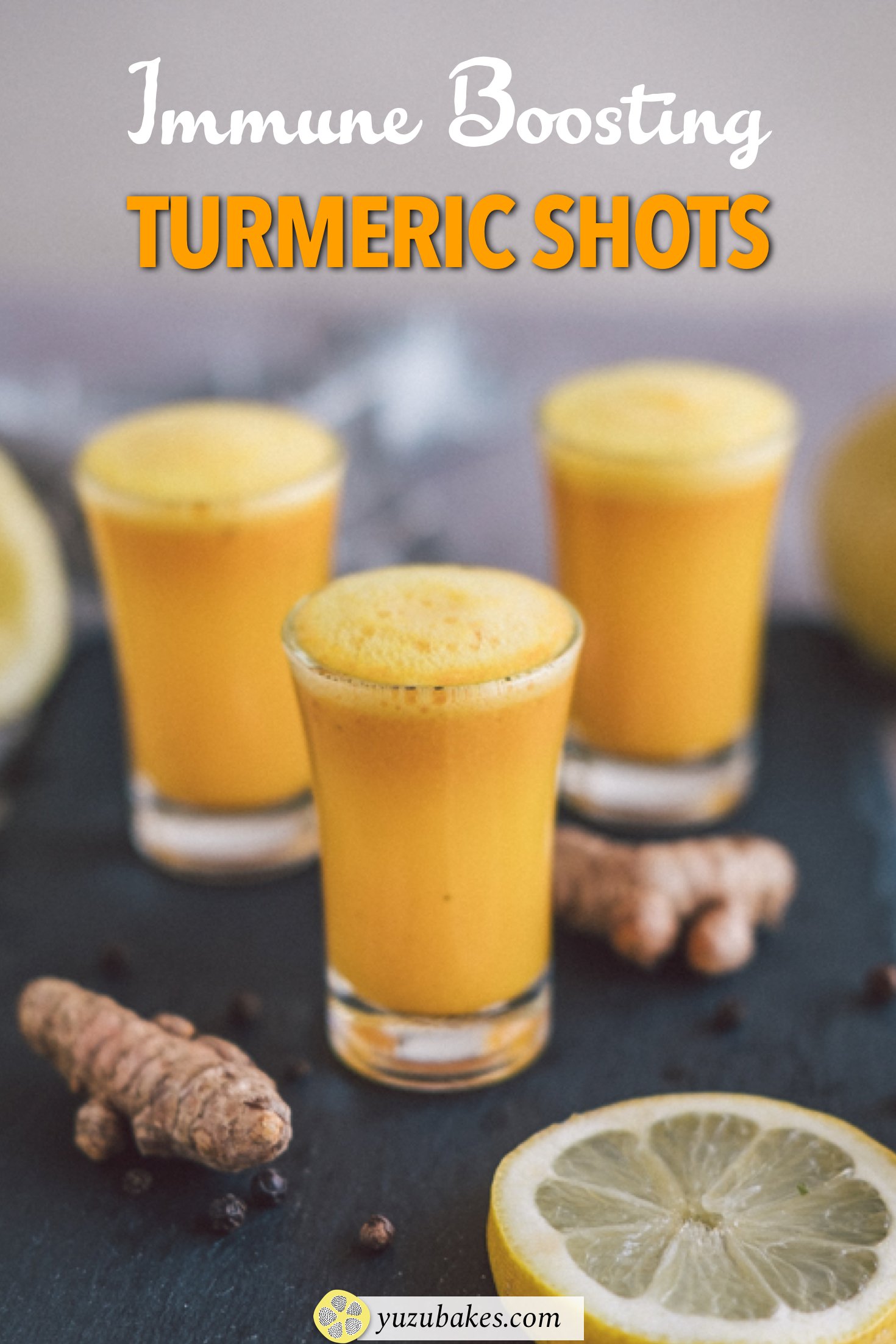 Quick & Easy Turmeric Shot Yuzu Bakes