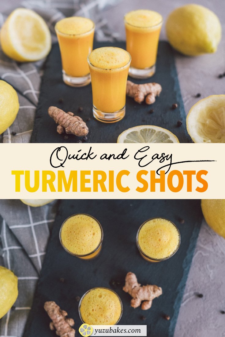 Quick & Easy Turmeric Shot Yuzu Bakes
