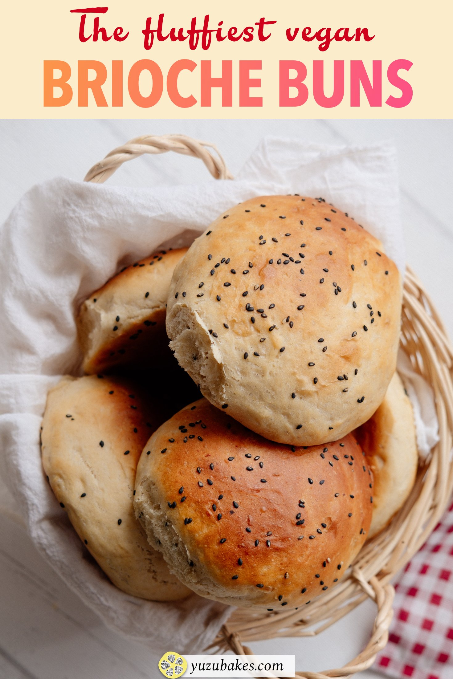 Fluffiest Vegan Brioche Buns Yuzu Bakes