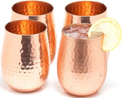 copper glasses for types of cocktails