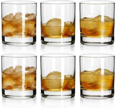 Double shot whiskey glasses