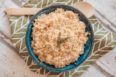 Delicious Vegan Barley Rice | Yuzu Bakes