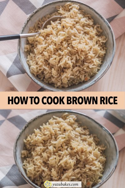 How to cook the perfect brown rice | Yuzu Bakes