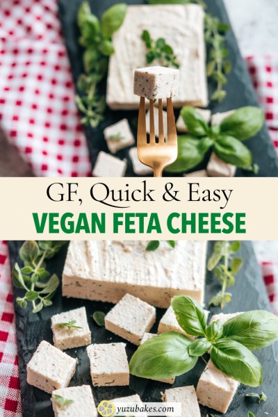 Vegan Feta Cheese | Yuzu Bakes