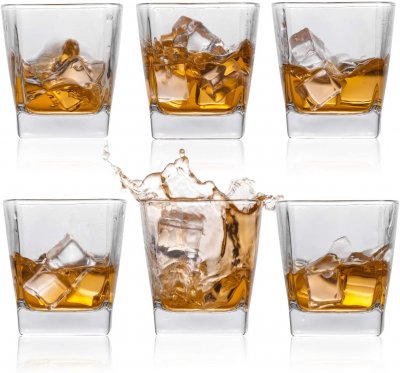 Single shot whiskey glasses