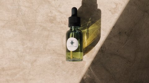 A serum made with essential oils to help tighten the skin
