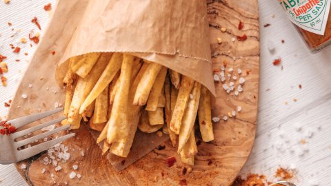 oven baked plantain fries