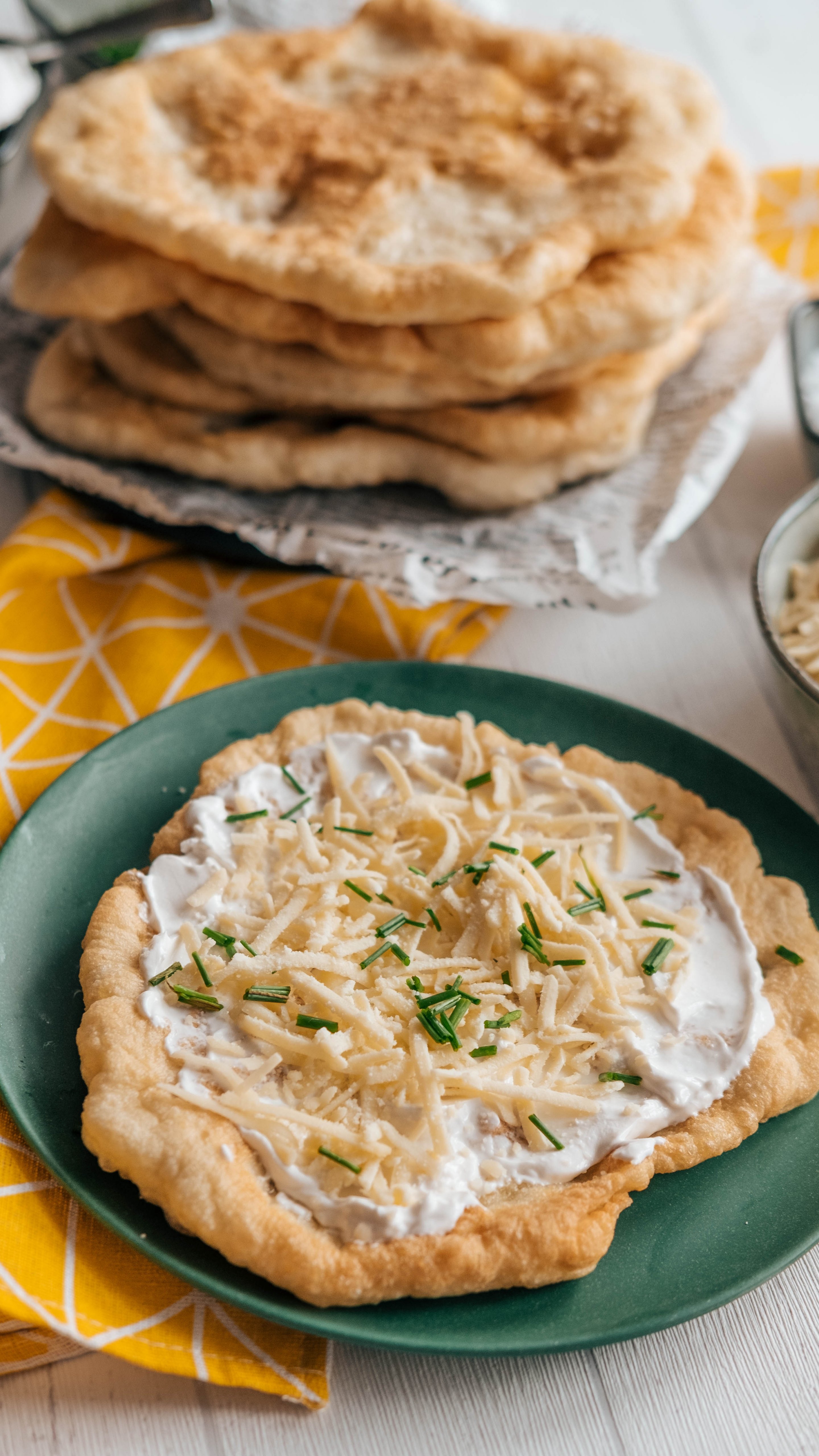 Hungarian Fried Bread Langos Recipe Yuzu Bakes