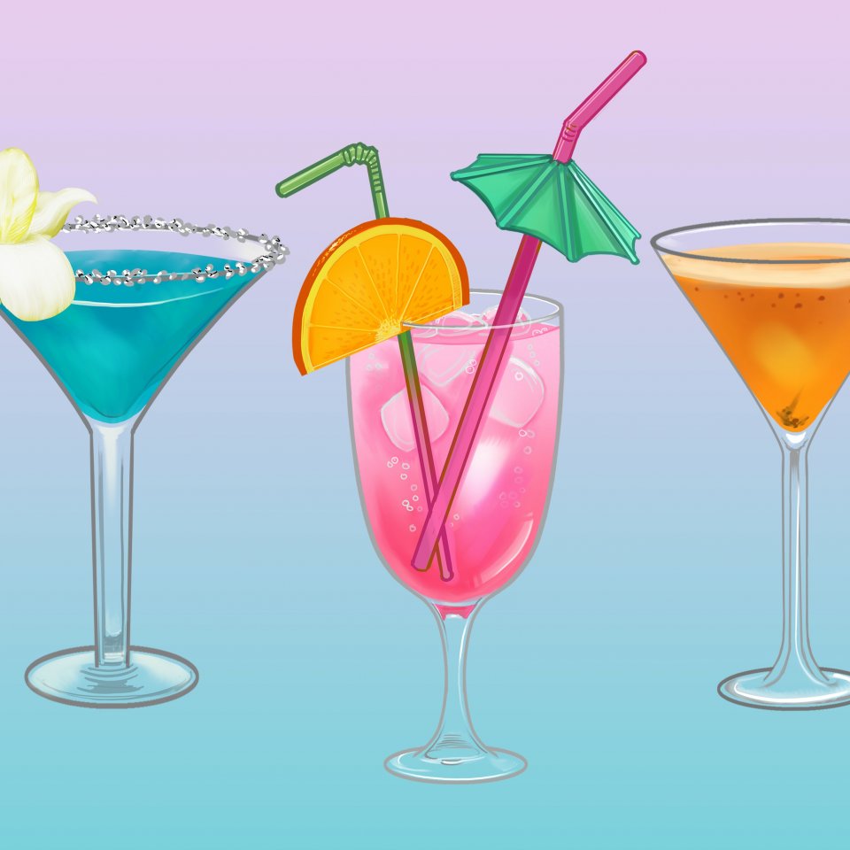 Different Types Of Cocktail Glasses Yuzu Bakes